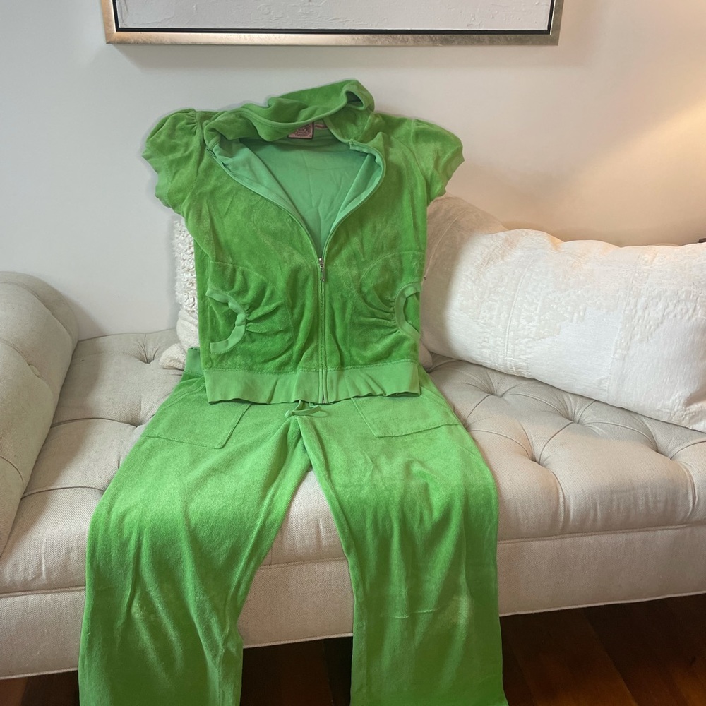 Green Juicy Couture Tracksuit